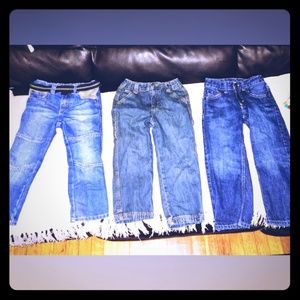 $⬇️ 👖NWOT's 3 Pair's of Boy's Jeans Size 4T 👖
